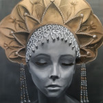 portret in opdracht  2022 90/90cm