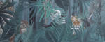 Wildlife  acryl op canvas in lijst 68/28 cm  € 250,-