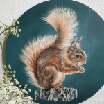 Eekhoorn paneel 38 cm € 165,-